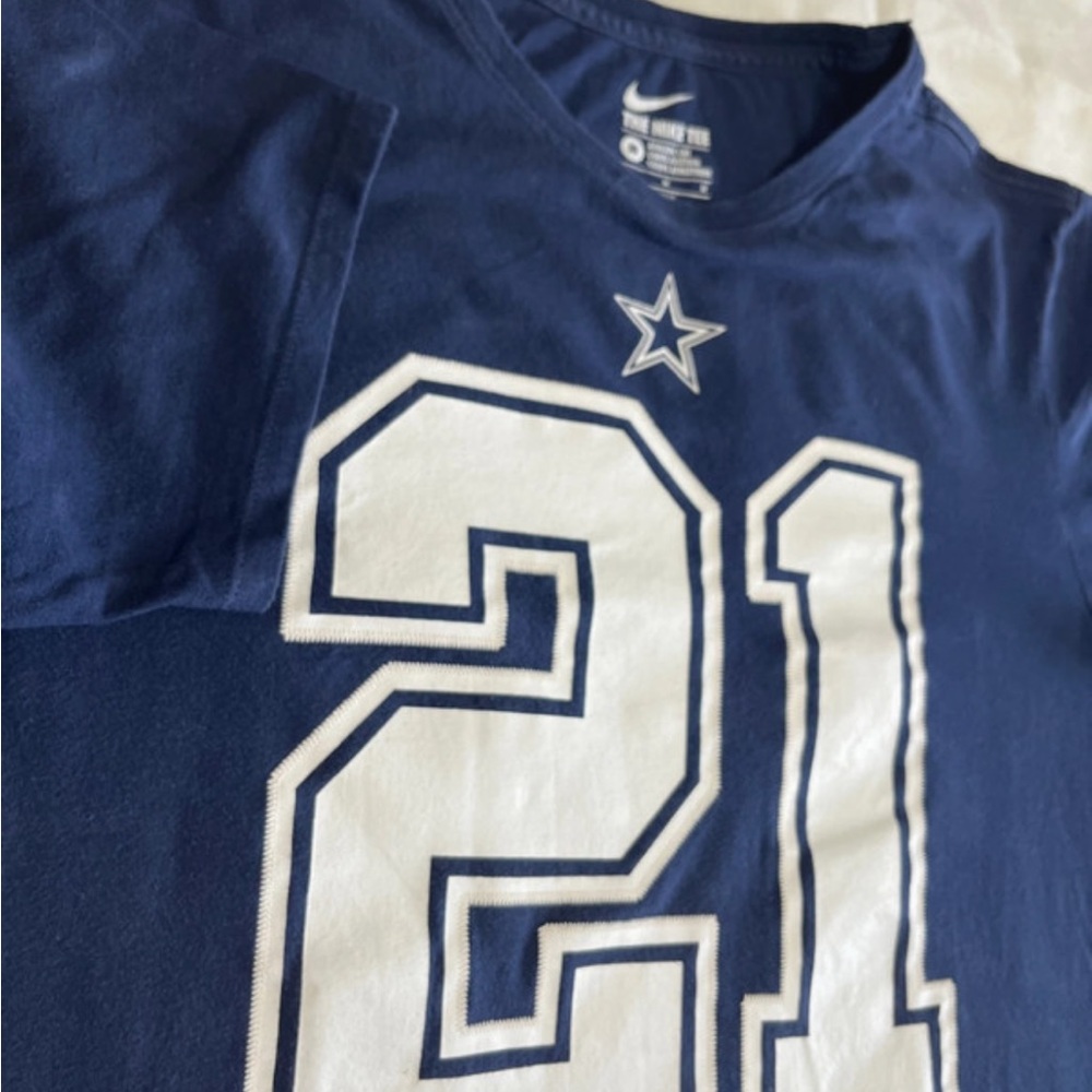Nike Navy Blue Jersey with White Number 21